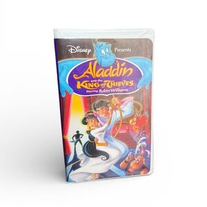 Walt Disney’s Aladdin and the King of Thieves VHS with original seal